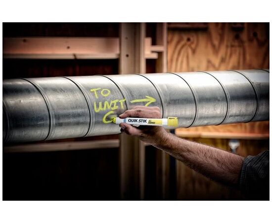Маркер промышленный Markal Quik Stik [M61050] по металлу (черный, 17 мм) фотография 2
