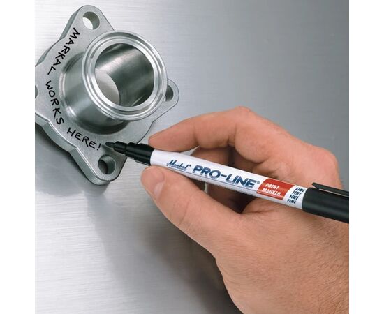 Маркер промышленный универсальный Markal Pro Line Fine [M96873] (черный, от -18 до +66°C, 1.15 мм) фотография 2