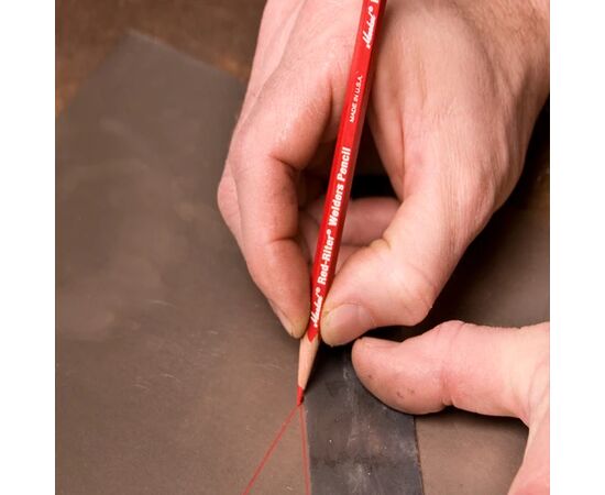 Карандаш Markal Red-Riter [M96100] для сварщика (красный, огнестойкий) фотография 2