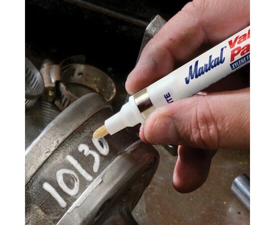 Маркер промышленный универсальный Markal Valve Action [M96822] (красный, от -46 до +66°C, 3 мм) фотография 2