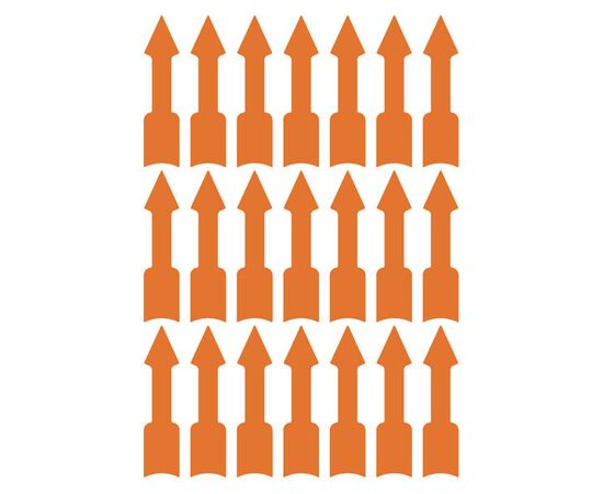 Этикетки [3008] стрелки (красные, 39х9 мм) фотография 2