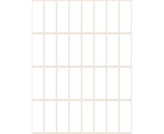 Этикетки [3323] многоцелевые для надписи от руки (белые, 38х14 мм) фотография 2