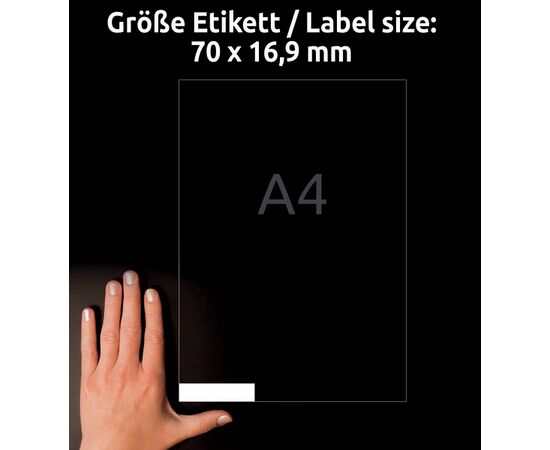 Самоклеящиеся этикетки [3420] (70x16.9 мм) фотография 6