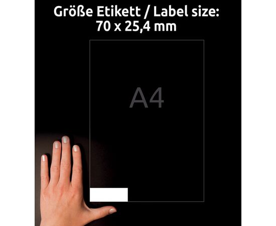 Самоклеящиеся этикетки [3421] (70x25.4 мм) фотография 6