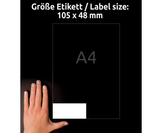 Самоклеящиеся этикетки [3424] (105x48 мм) фотография 6