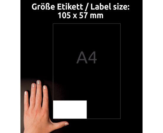 Самоклеящиеся этикетки [3425] (105x57 мм) фотография 6