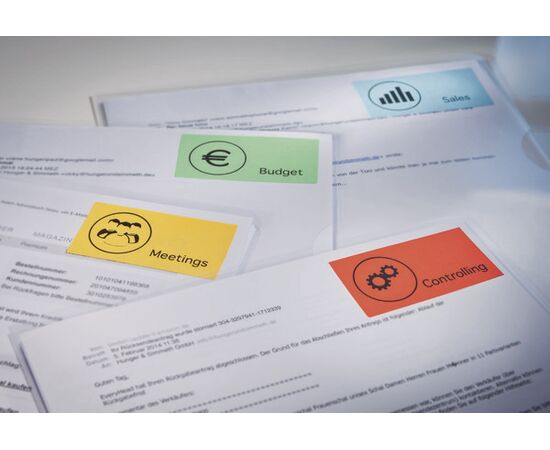 Самоклеящиеся этикетки [3455] (желтые, 105x37 мм) фотография 6