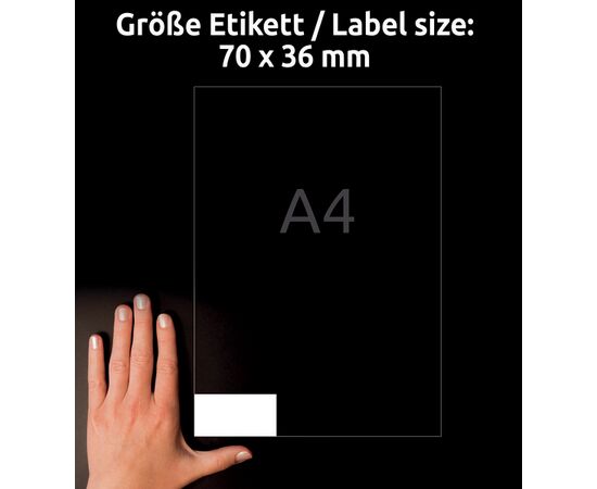 Самоклеящиеся этикетки [3475] (70x36 мм) фотография 6