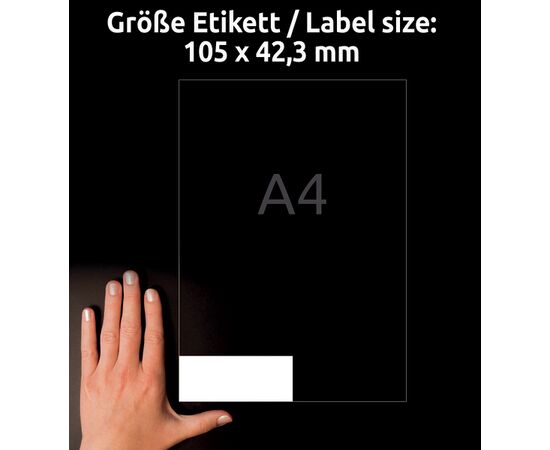 Самоклеящиеся этикетки [3653-200] ( 105x42.3 мм) фотография 6