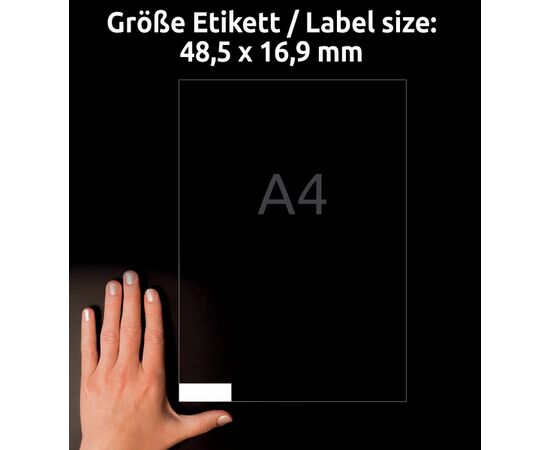 Самоклеящиеся этикетки [3667-200] ( 48.5x16.9 мм, QP) фотография 6