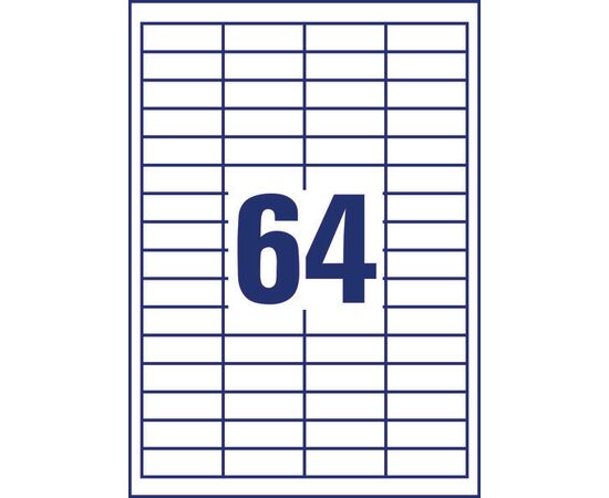 Самоклеящиеся этикетки [3667] (48.5x16.9 мм, QP) фотография 2