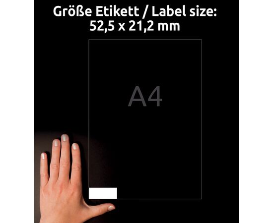 Самоклеящиеся этикетки [3668] (52.5x21.2 мм) фотография 6