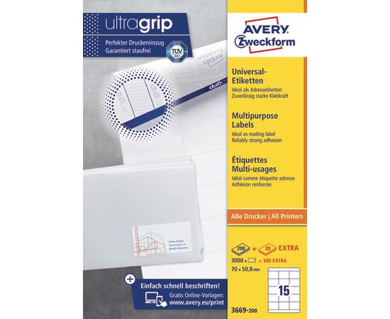 Самоклеящиеся этикетки [3669-200] ( 70x50.8 мм) фотография 3