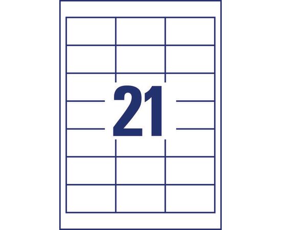 Самоклеящиеся этикетки [3670] (64х36 мм, QP) фотография 2