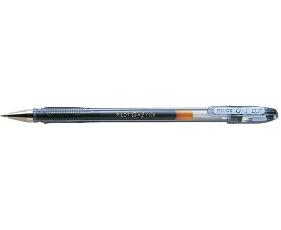 Шариковая ручка с гелевым типом чернил PILOT BL-G1-7T-B G1 черная 0.7 мм
