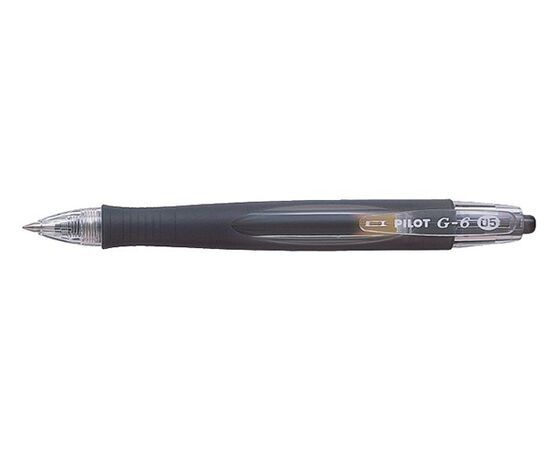 Автоматическая шариковая ручка с гелевым типом чернил PILOT BL-G6-5-B G6 черная 0.5 мм