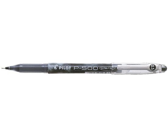 Одноразовая шариковая ручка с новым типом гелевых чернил PILOT BL-P50-B P-500 черная 0.5 мм