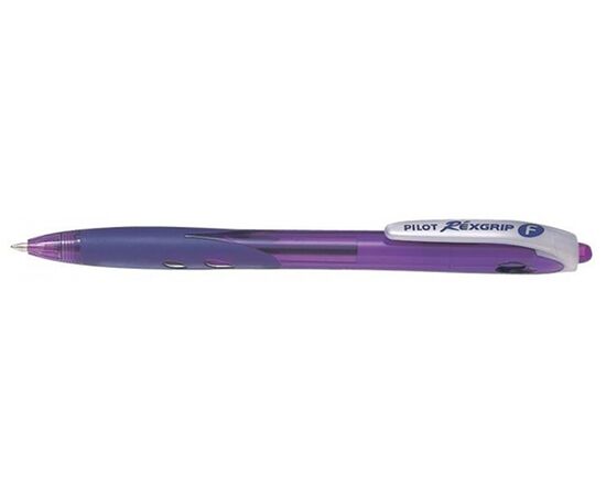 Автоматическая шариковая ручка PILOT BPRG-10R-F-V Rex Grip фиолетовая 0.7 мм
