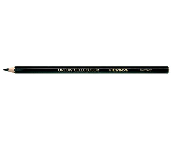 Карандаш LYRA Orlow Cellucolor [L2940099] для стекла и гладких поверхностей (черный)