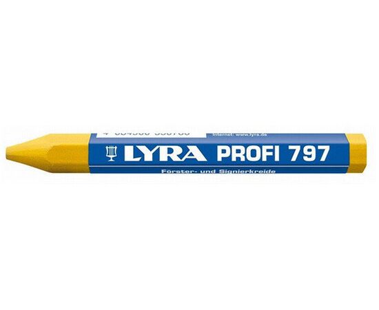 Маркировочный мелок Lyra [L4870007] для древесины (желтый)