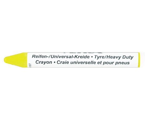 Маркировочный мелок Lyra [L4940007] для резины и автопокрышек (желтый, Ø9.5 мм) фотография 2