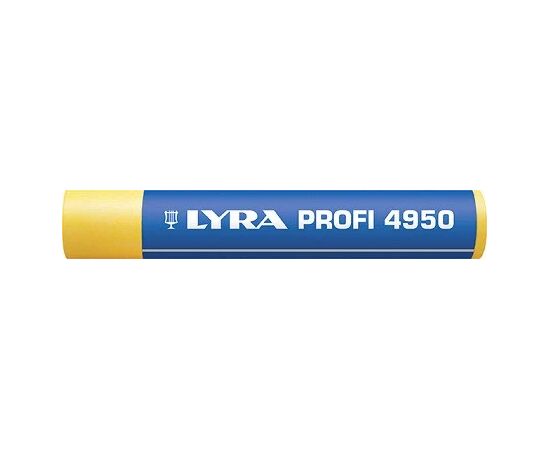Маркировочный мелок Lyra [L4950007] для резины и автопокрышек (желтый, Ø15 мм)