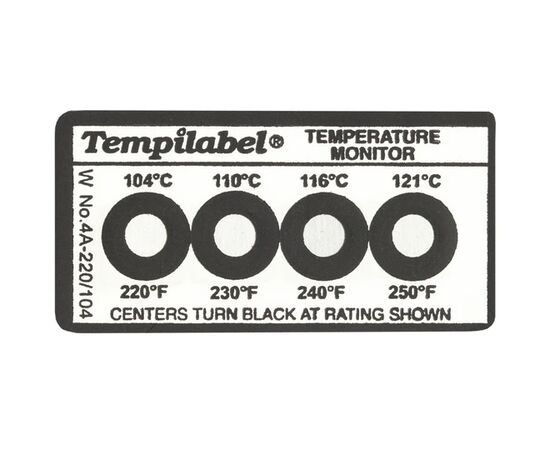 Этикетки термоиндикаторные Markal Tempilabel Series [M26706] от 52°C до 93°C (10 штук) фотография 1