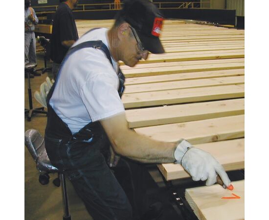 Мелок люминесцентный Markal Scan-It Plus [M82337] для маркировки древесины (красный, круглый, 117x17 мм) фотография 2