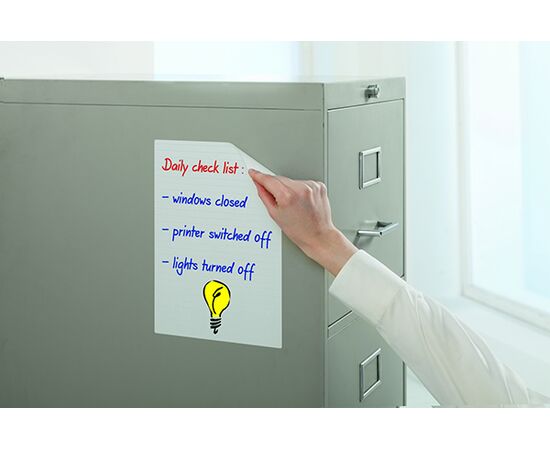 Этикетки-доски [70705] самоклеящийся в линейку (бело-серые, A4) фотография 3