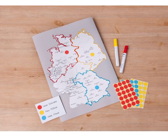 Самоклеящиеся этикетки-точки [3851] в диспенсере (зеленые, Ø10 мм ) фотография 9