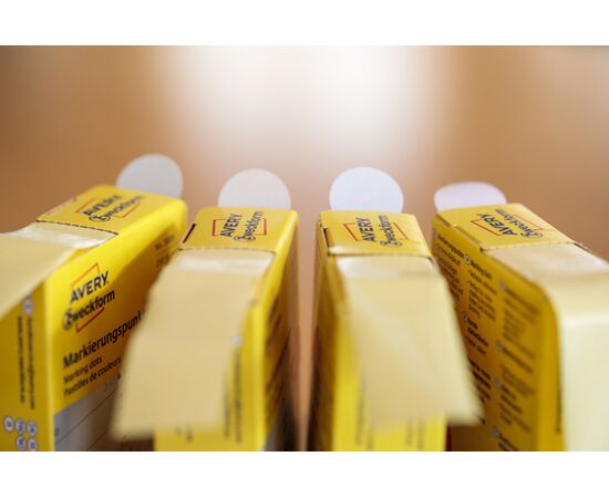 Самоклеящиеся этикетки-точки [3853] в диспенсере (синие, Ø10 мм ) фотография 7