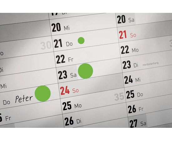 Самоклеящиеся этикетки-точки [3855] в диспенсере (зеленые, Ø19 мм ) фотография 8