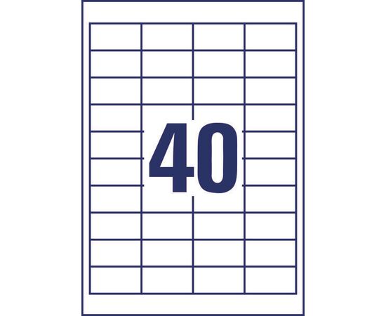 Самоклеящиеся этикетки [4780] (48.5х25.4 мм, QP) фотография 2