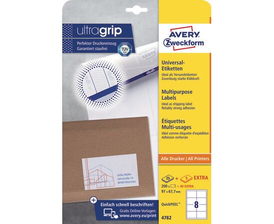 Самоклеящиеся этикетки [4782] (97х67.7 мм, QP) фотография 3