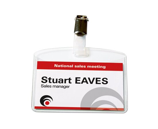Набор именных беджей [4822] с зажимом (60x90 мм) фотография 4