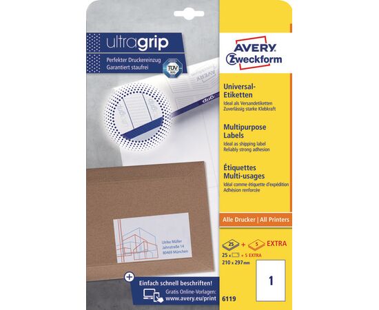 Самоклеящиеся этикетки [6119] (210х297 мм) фотография 3