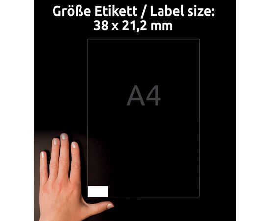 Самоклеящиеся этикетки [6121] (38х21.2 мм, QP) фотография 6