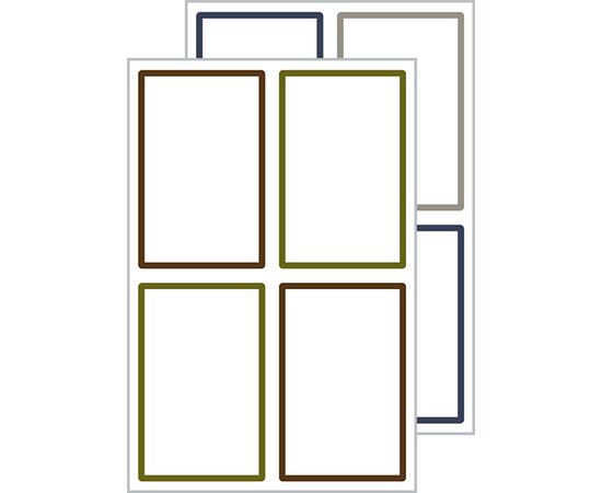 Самоклеящиеся этикетки Living [62003] для кухни (прозрачные, 45.7х73 мм) фотография 2