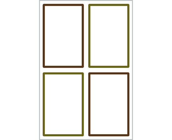 Самоклеящиеся этикетки Living [62003] для кухни (прозрачные, 45.7х73 мм) фотография 3