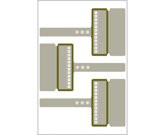 Самоклеящиеся удаляемые этикетки Living [62006] с биркой (97x54 мм) фотография 3