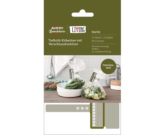 Самоклеящиеся удаляемые этикетки Living [62006] с биркой (97x54 мм) фотография 4