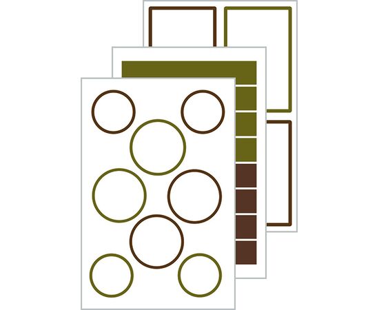 Самоклеящиеся этикетки Living [62008] на банки с защитной лентой (45.7x73 мм) фотография 2