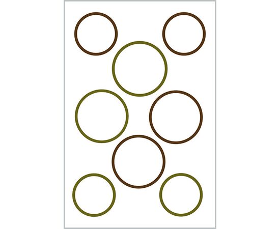 Самоклеящиеся этикетки Living [62008] на банки с защитной лентой (45.7x73 мм) фотография 3