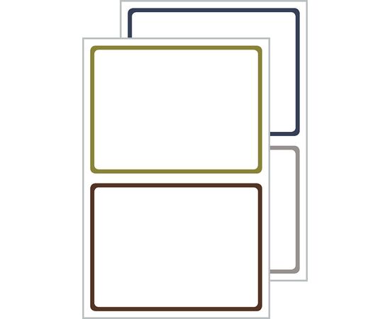 Самоклеящиеся этикетки Living [62009] для дома (белые, 97х73 мм) фотография 2