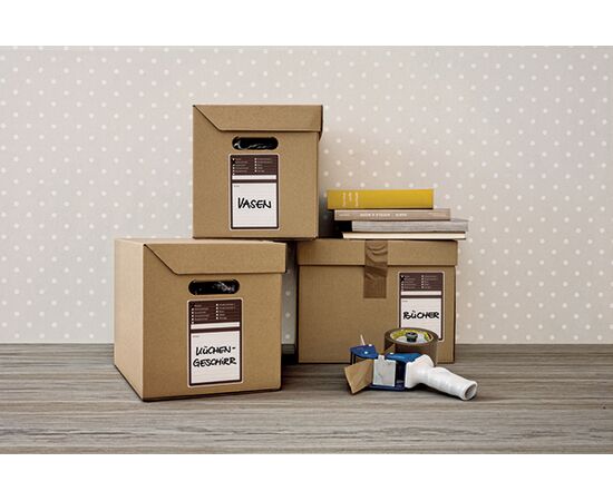 Самоклеящиеся этикетки Living [62012] для коробок и переезда (разноцветные, 97х148 мм) фотография 5