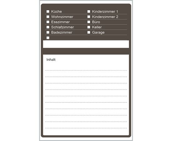 Самоклеящиеся этикетки Living [62012] для коробок и переезда (разноцветные, 97х148 мм) фотография 3