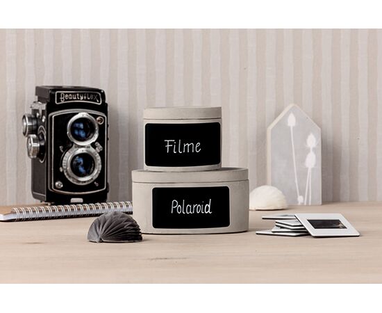 Самоклеящиеся меловые этикетки Living [62018] (черные, 48.5x97 мм) фотография 5