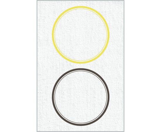 Самоклеящиеся этикетки Living [62019] для декора (белые, Ø73 мм) фотография 3