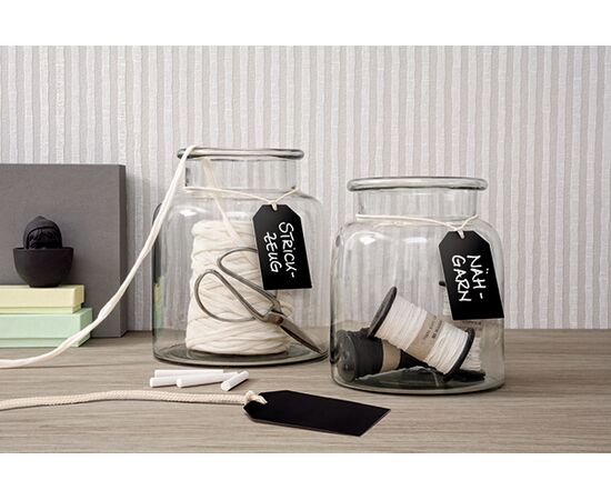 Меловые бирки Living [62023] (черные, 80х40 мм) фотография 5