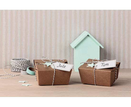 Подарочные бирки Living [62024] (белые, 80x40 мм) фотография 4